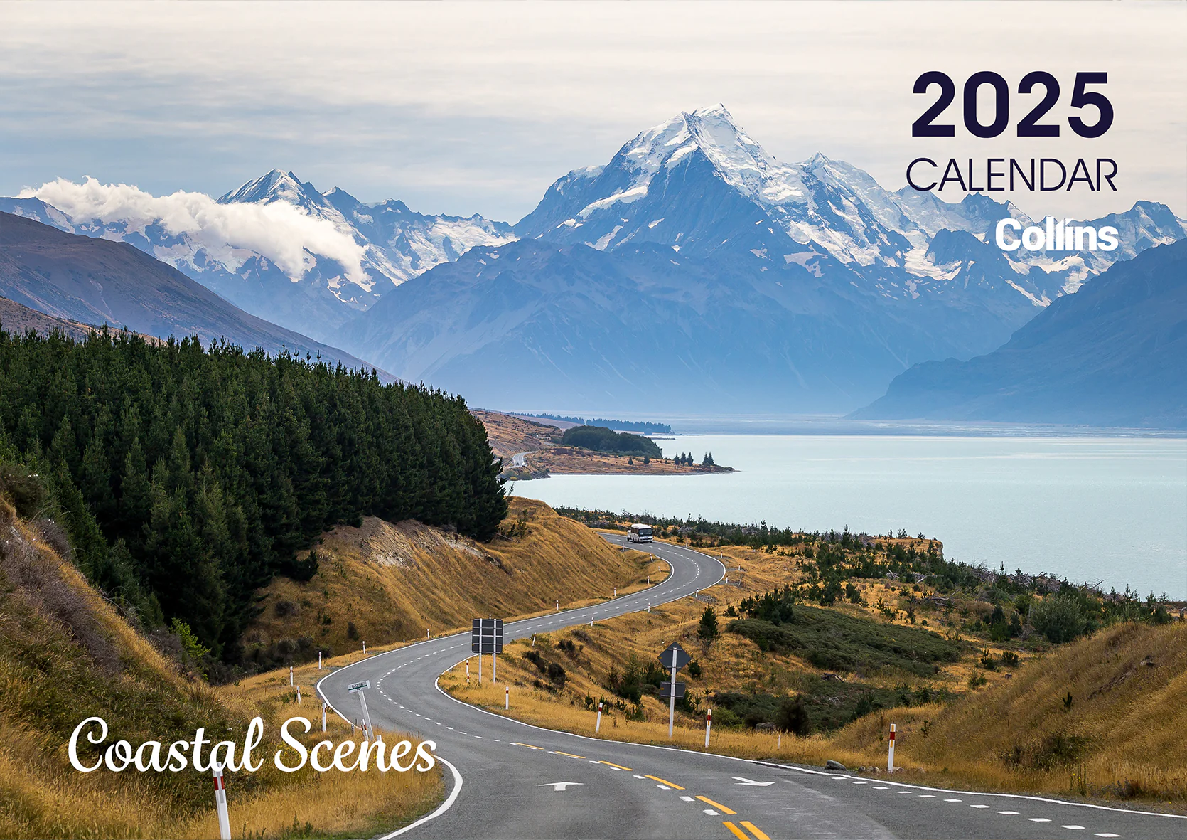 Collins A4 NZ Coastal Scenes Wall Calendar - Nail Gallerys