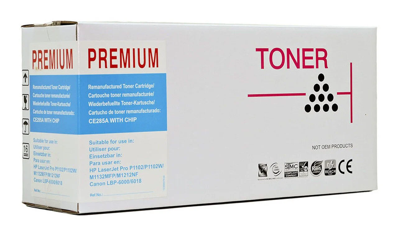 Icon Remanufactured Hp Ce285a Black Toner Cartridge - Nail Gallerys