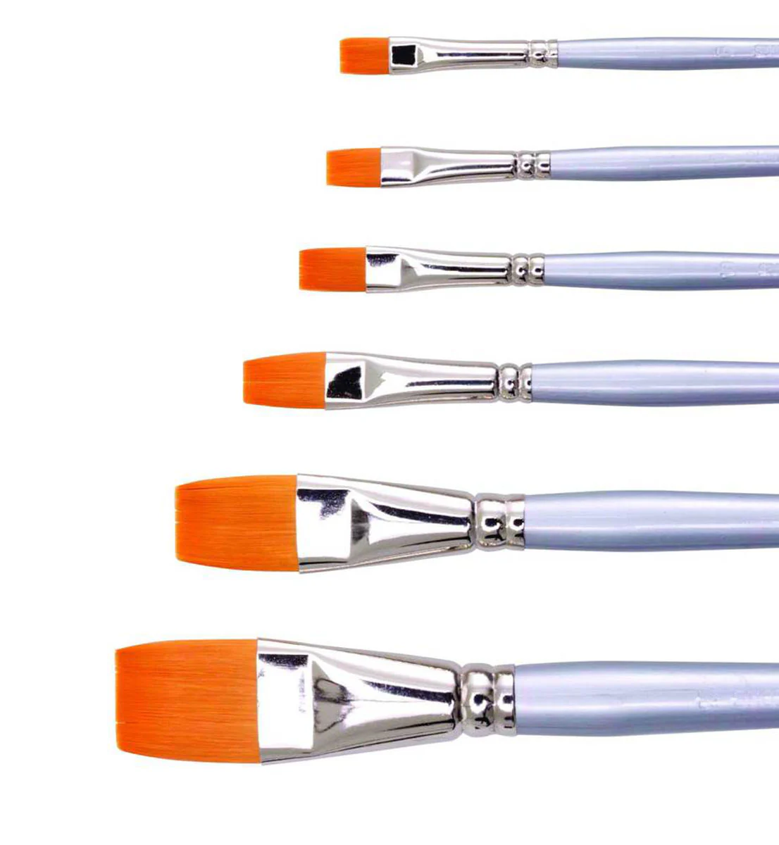 Jasart Brush Gold Synthetic Short Flat Hangsell - Nail Gallerys