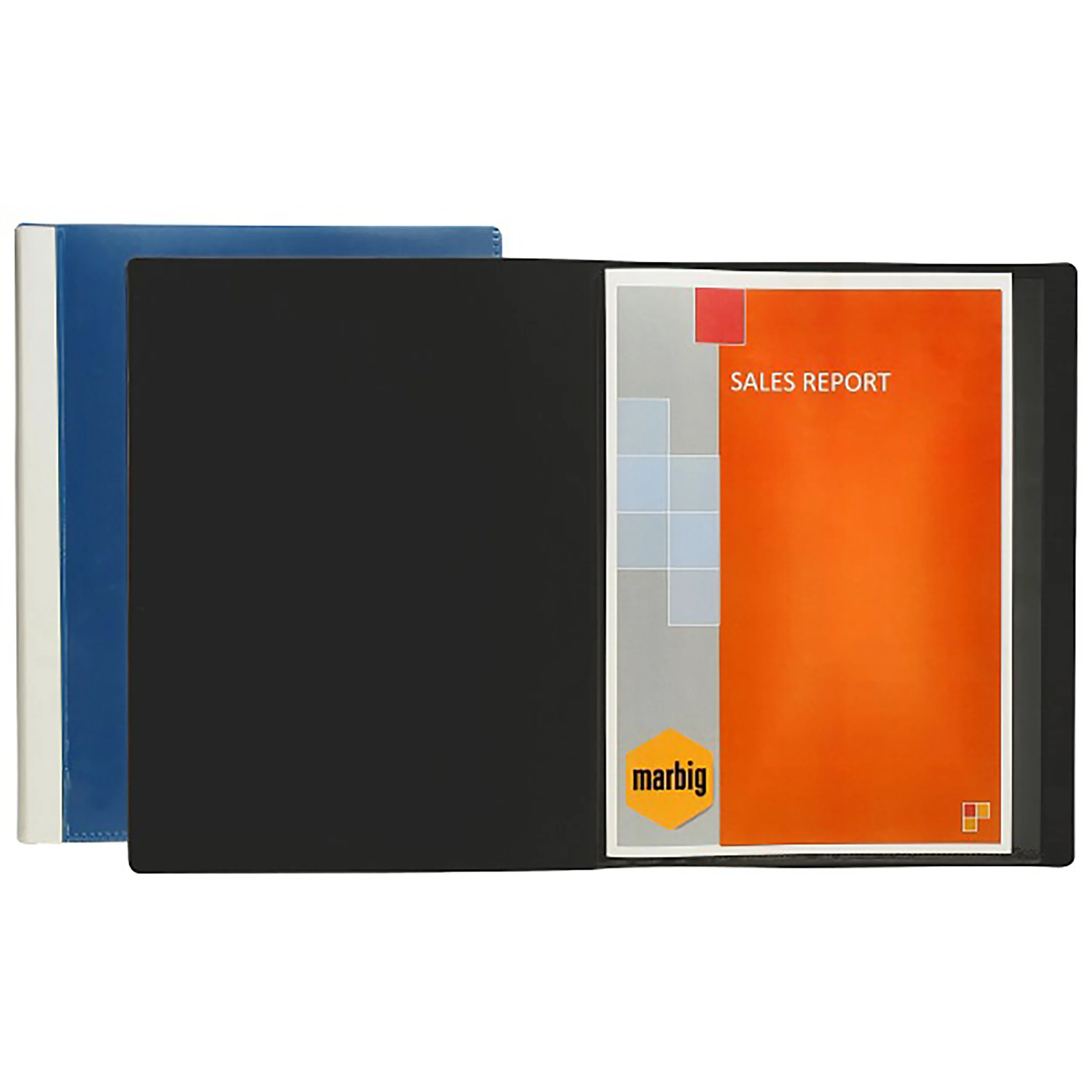 Marbig Clearview Non-refillable A4 Display Book Black - Nail Gallerys