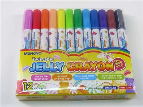 Mungyo Jelly Crayons Pack Of 12 - Nail Gallerys