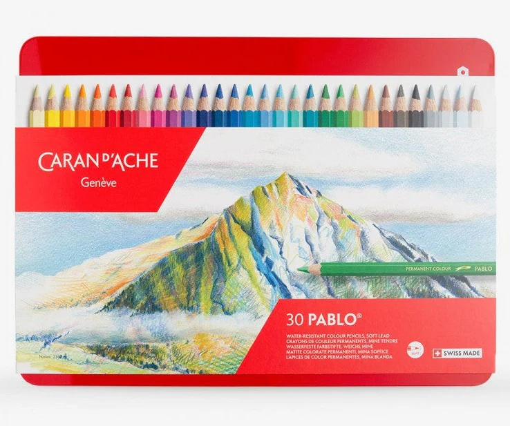 Caran D'ache Pablo Colouring Pencil Set of 30 - Nail Gallerys