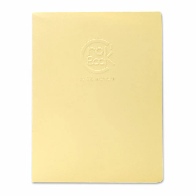Clairefontaine CrokBook White 17x22cm 90gsm Assorted Cover Notebook - Nail Gallerys