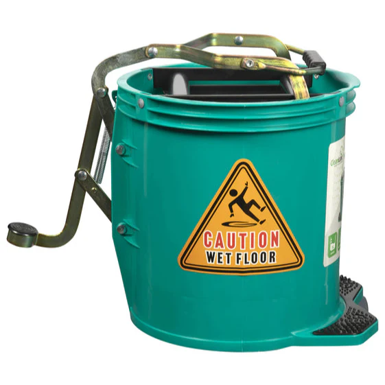 Cleanlink Heavy Duty Mop Bucket Metal Wringer 16L - Nail Gallerys