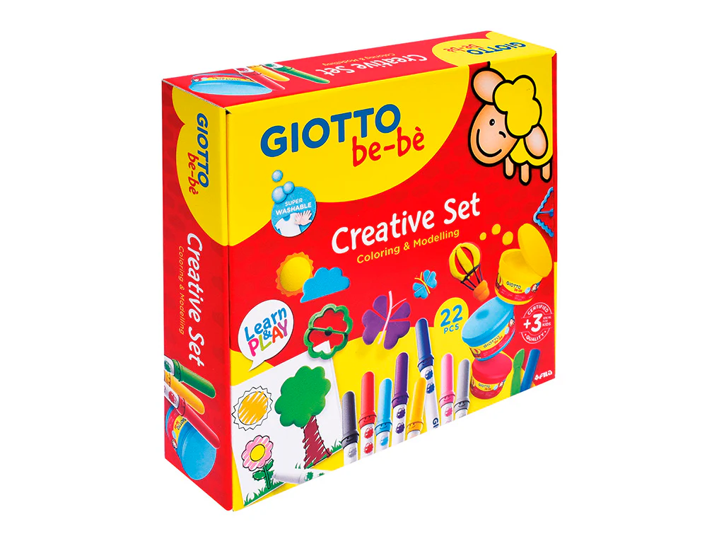 Giotto Be-Be Colouring & Moedelling Creative Set - Nail Gallerys