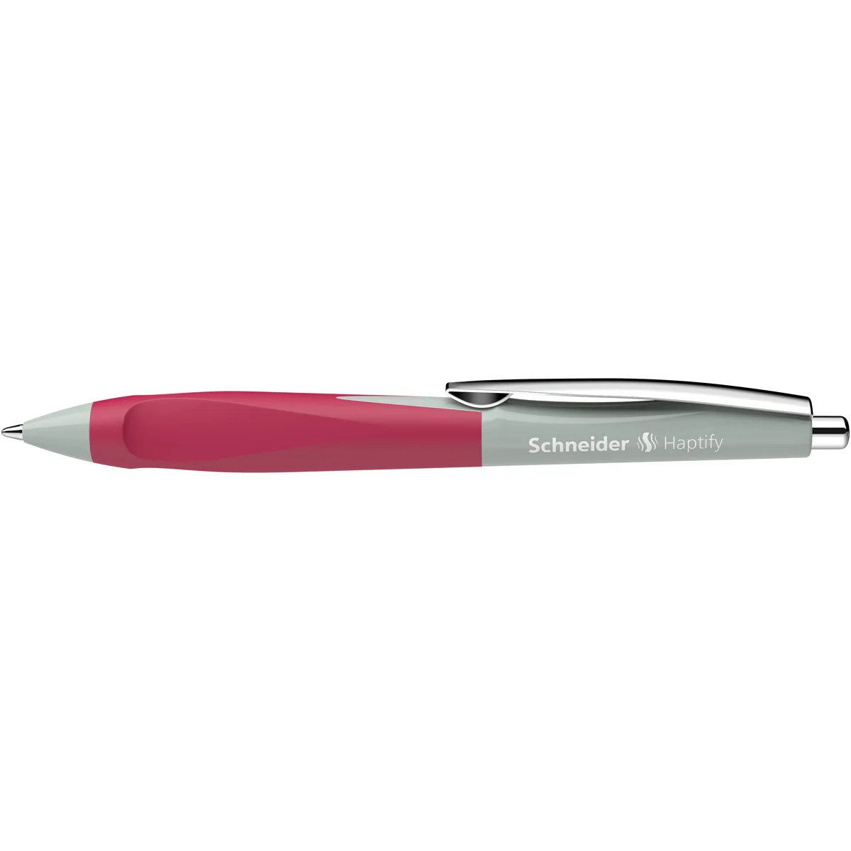 Schneider Haptify Medium Blue Ink Sage Grey/Magenta Ballpoint Pen - Nail Gallerys