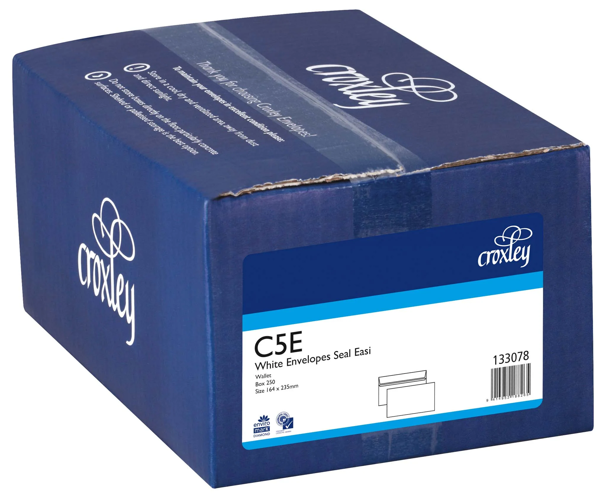 Croxley Envelope C5e Seal Easi Wallet Box 250 - Nail Gallerys