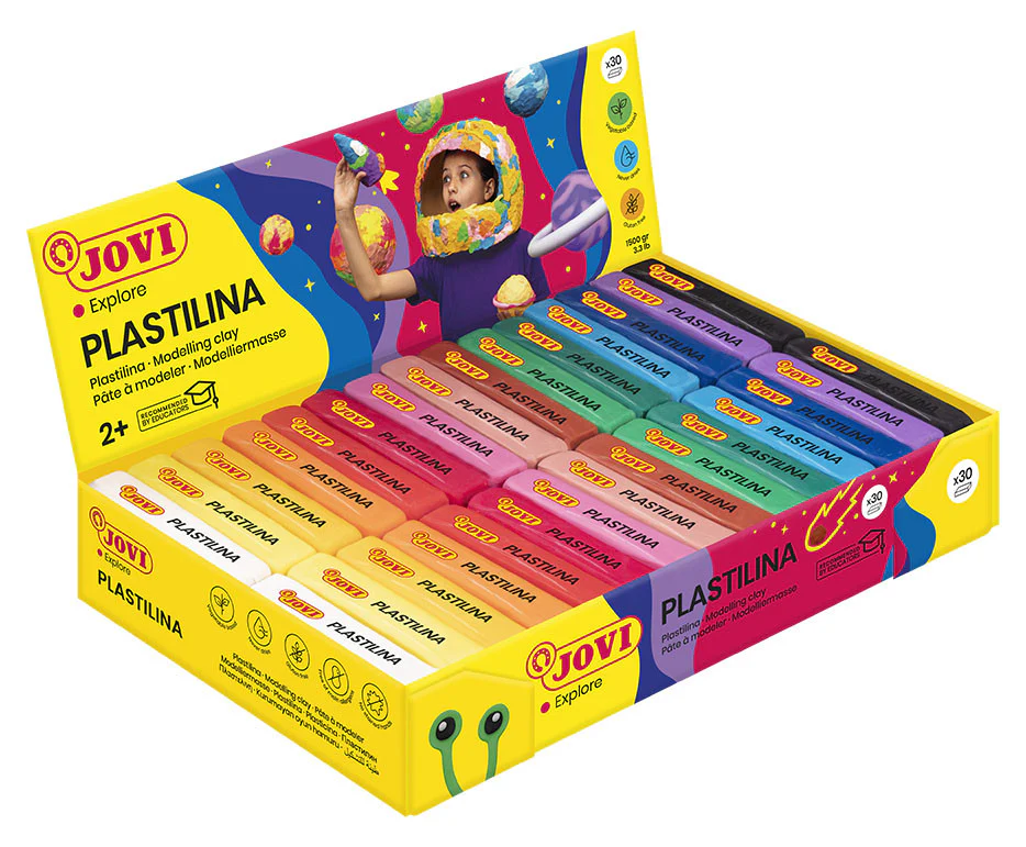 Jovi Modelling Clay 30 X 50g Bars Assorted Colours - Nail Gallerys