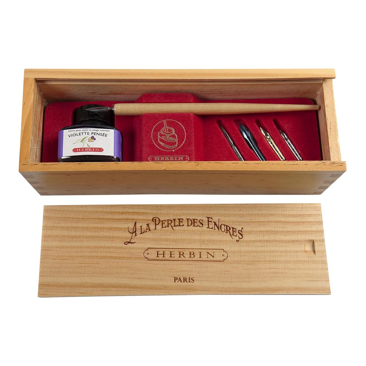 Jacques Herbin Writing Set Violette Pensee - Nail Gallerys