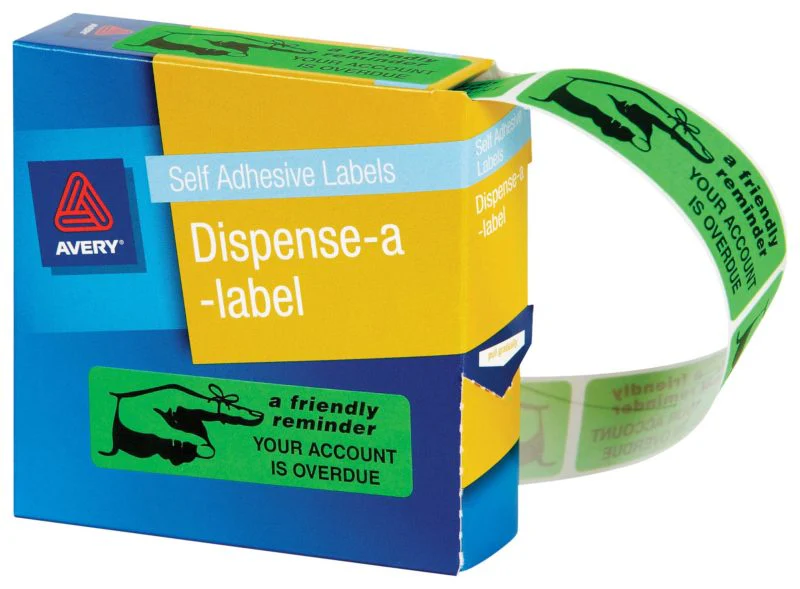 Avery Self Adhesive Label Dispenser Dmr1964r4 Friendly Reminder - Nail Gallerys