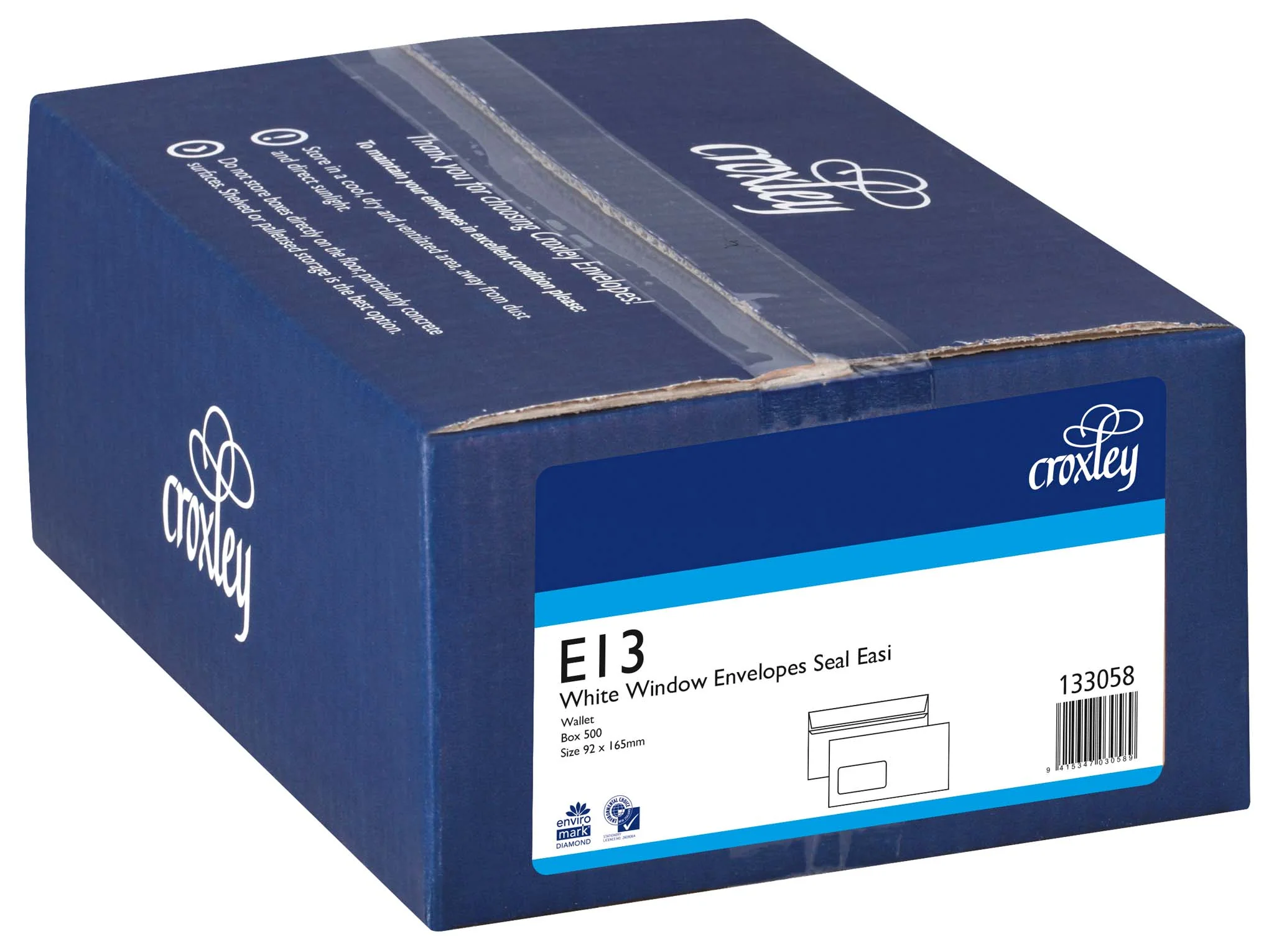 Croxley Envelope E13 Seal Easi Box Of 500 - Nail Gallerys