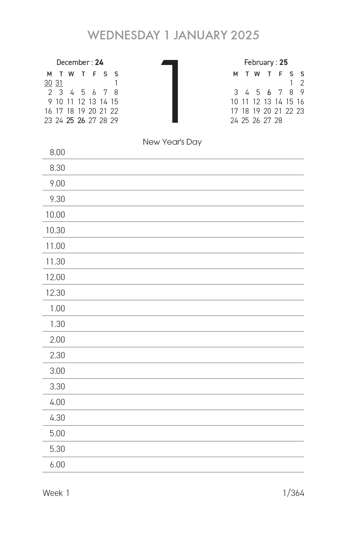 Collins 13E Side Opening  Calendar Refill - Nail Gallerys