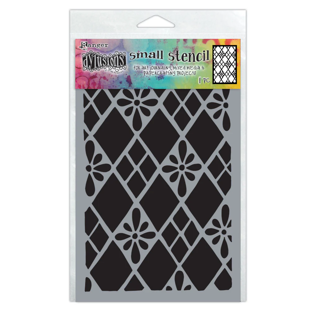Ranger Dylusions Diamond Are Forever Stencils - Nail Gallerys