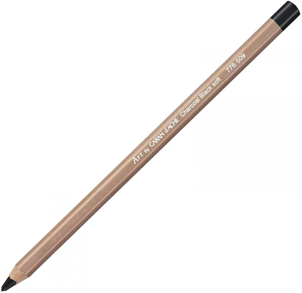 Caran d'Ache Black Charcoal Pencil - Nail Gallerys