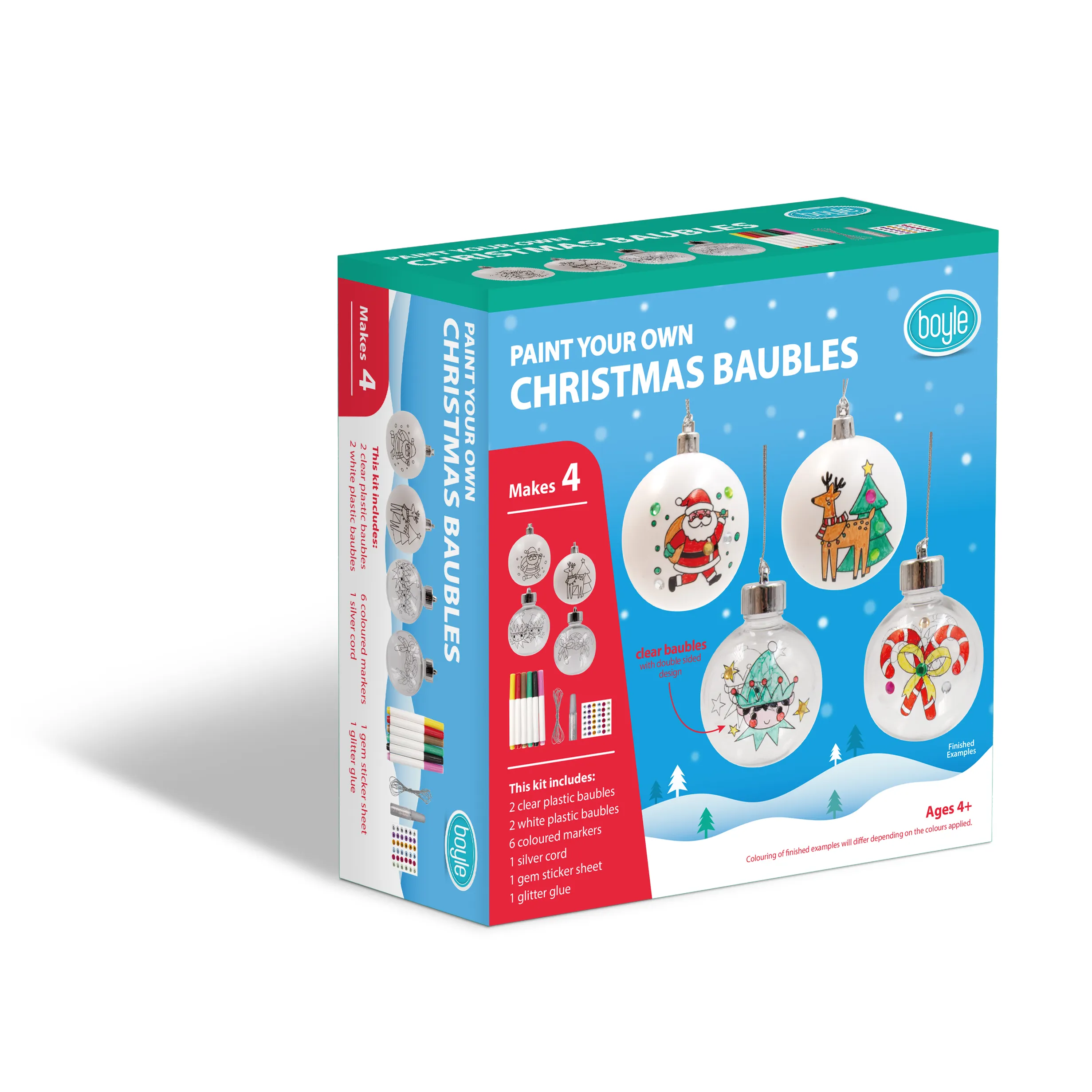 Boyle Christmas Baubles Paint Your Own Kit - Nail Gallerys
