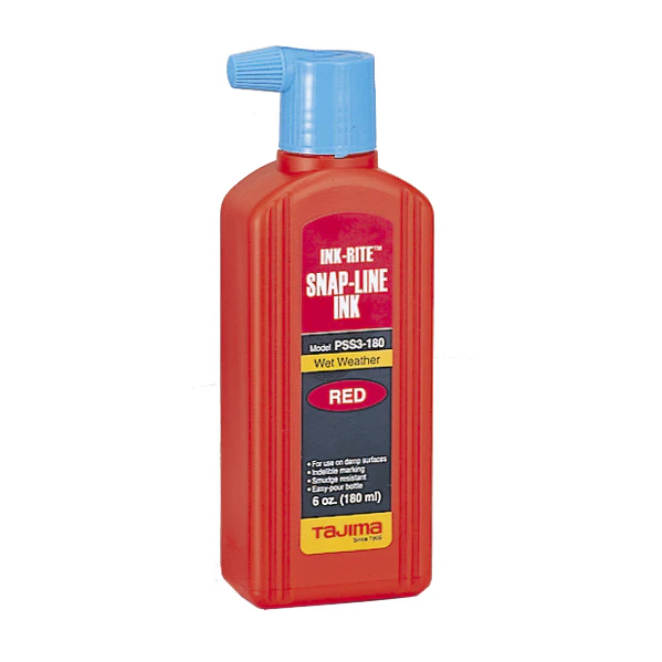Tajima Quick Dry Ink Red 180ml - Nail Gallerys