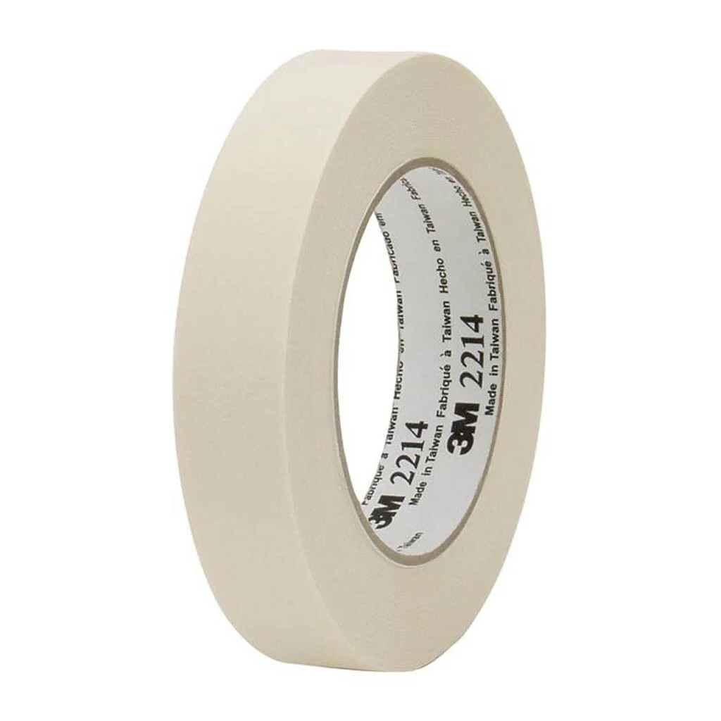 3M Masking Tape 2214 Paper 24mmx50m White - Nail Gallerys