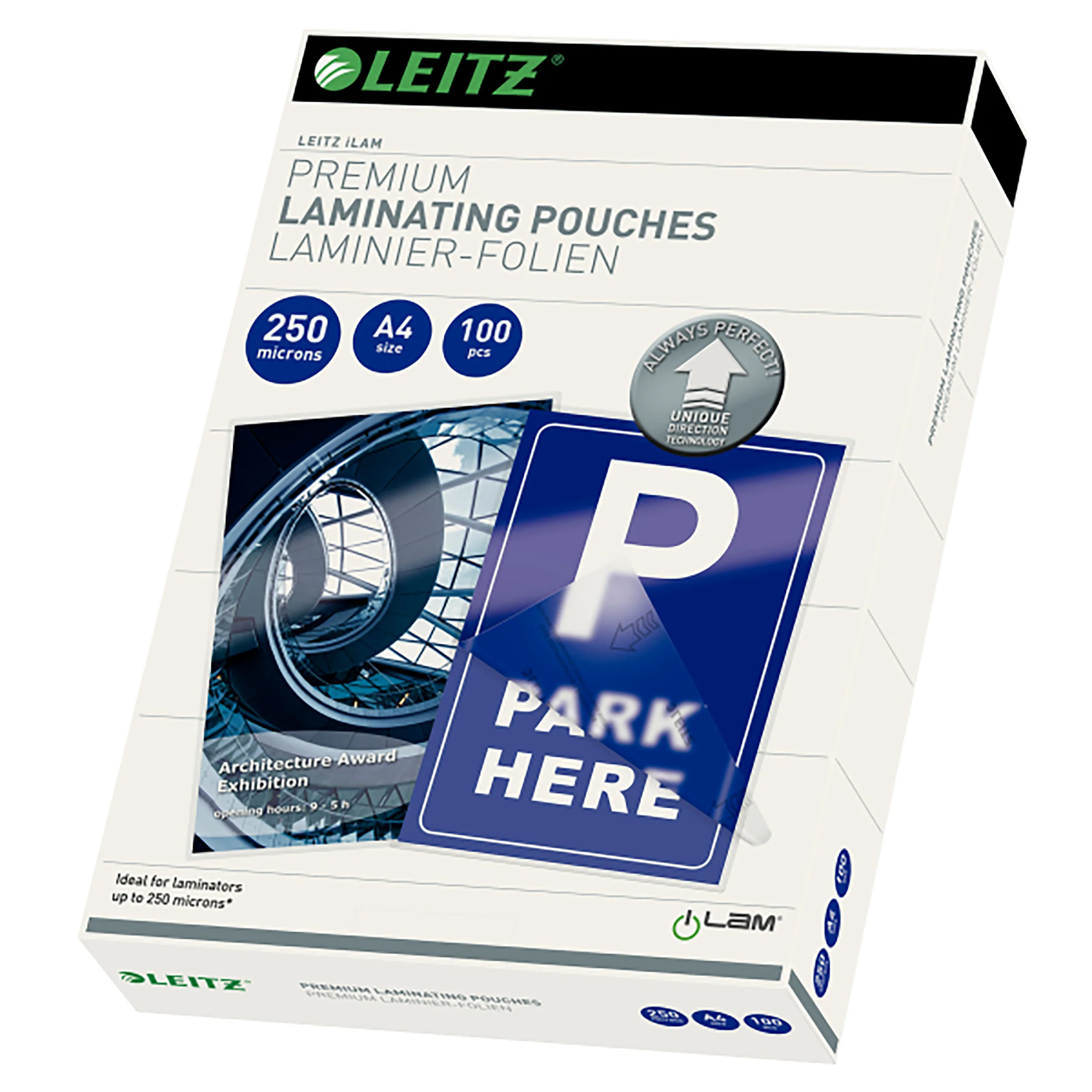 Leitz Laminating Pouch A4 250 Micron Pack Of 100 - Nail Gallerys