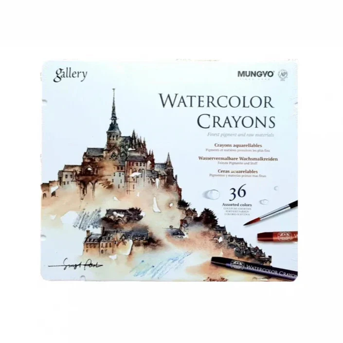 Mungyo Gallery Watercolour Crayons Set of 36 - Nail Gallerys