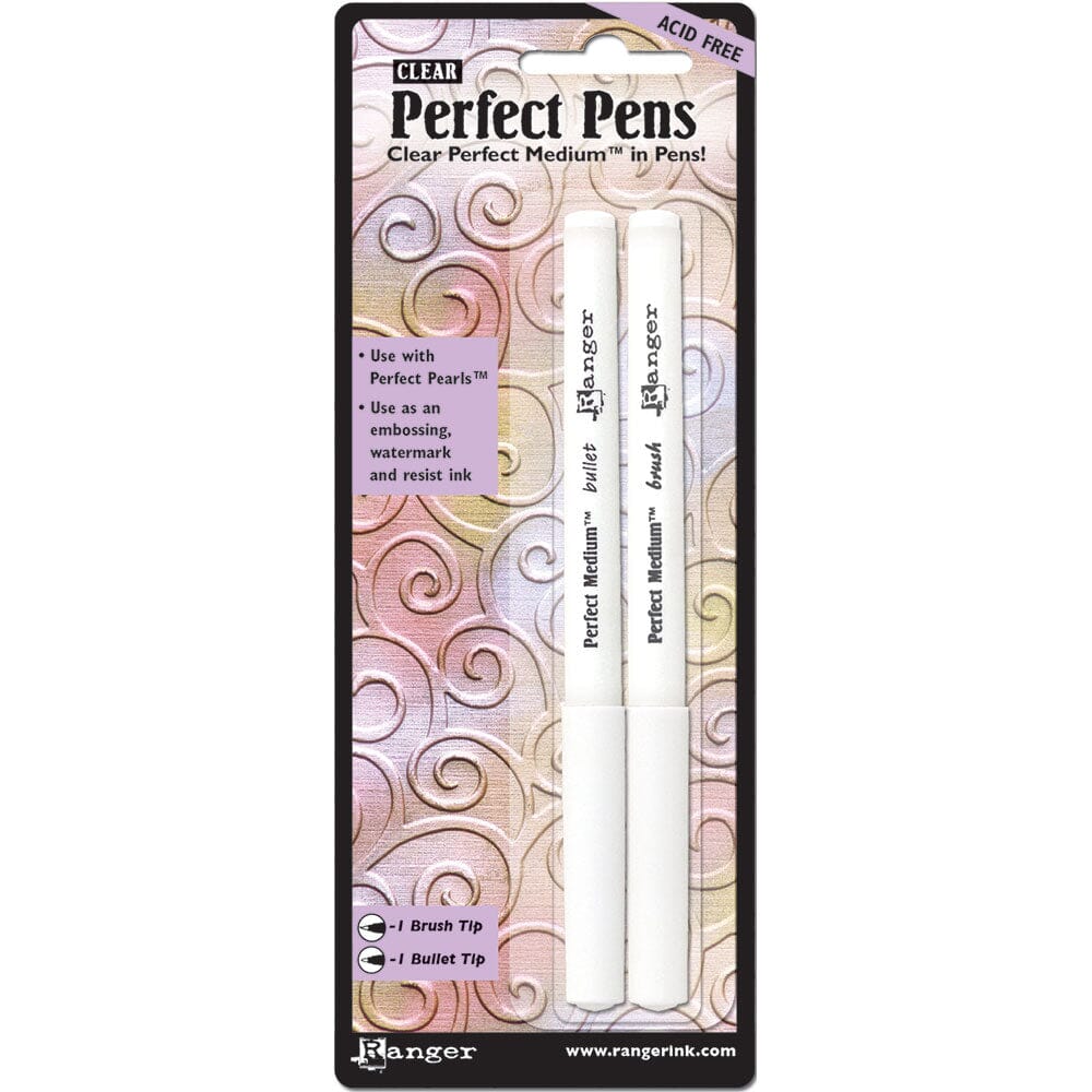 Ranger Perfect Pens Set Clear Ink Medium - Nail Gallerys