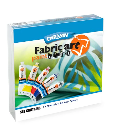 Derivan Fabric Art Paint Primary Set - Nail Gallerys