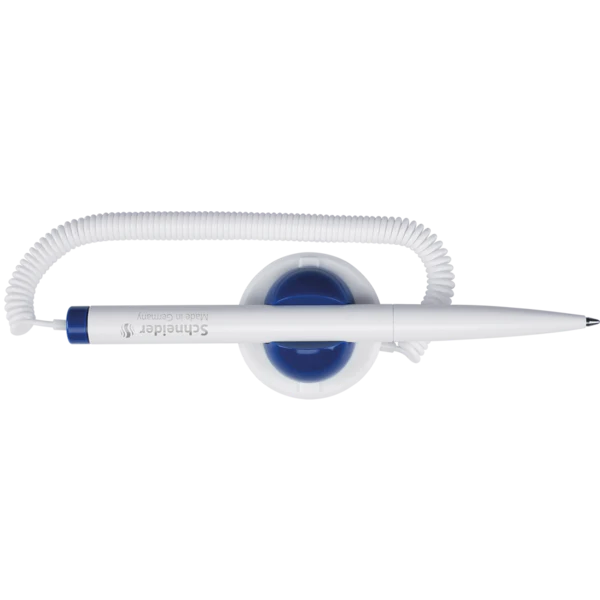 Schneider Klick Captive Ballpoint Pen With Cord - Nail Gallerys