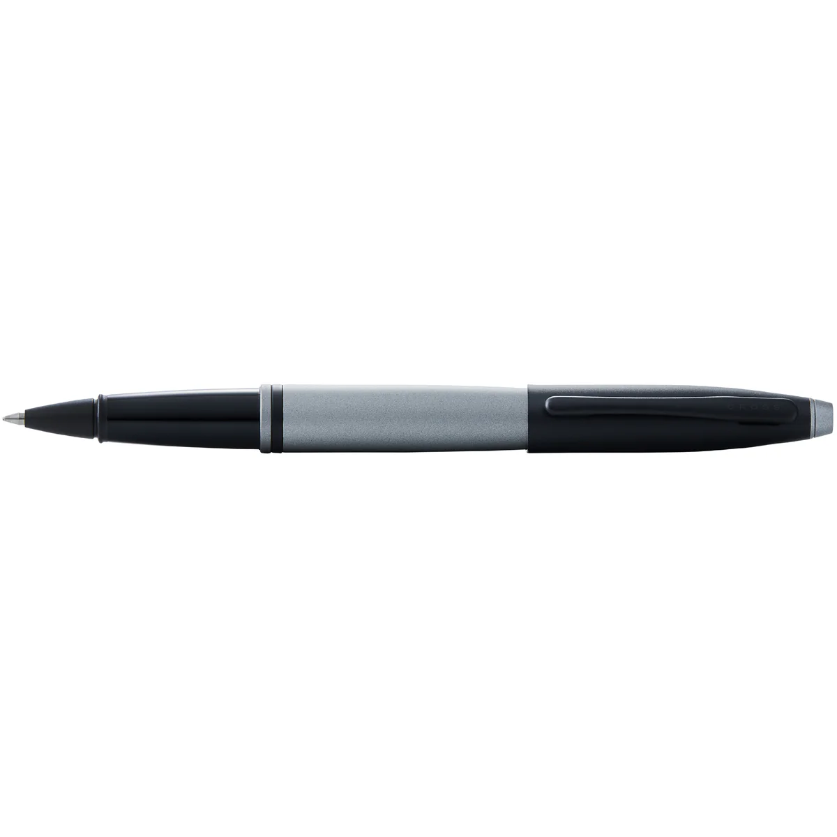 Cross Calais Matt Grey and Black Lacquer Rollerball Pen - Nail Gallerys