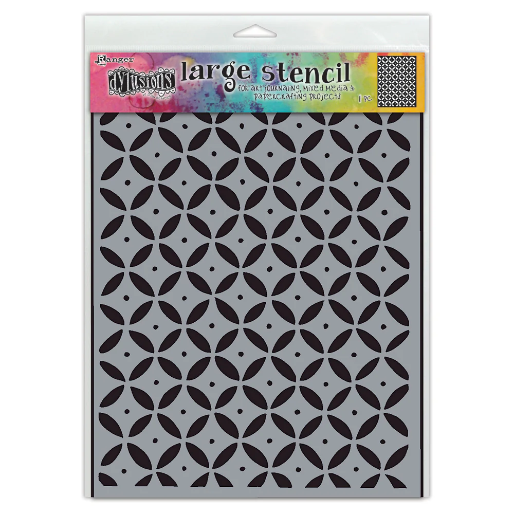 Ranger Dylusions Dot Grid Stencils - Nail Gallerys