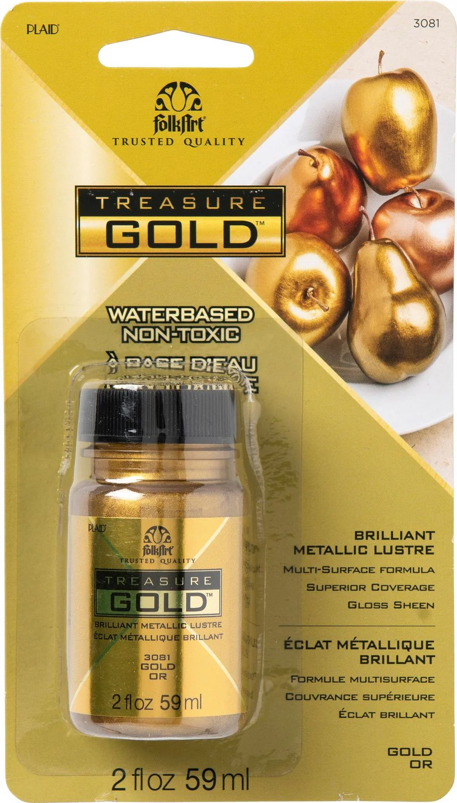 FolkArt Treasure Gold Paints 59ml - Nail Gallerys