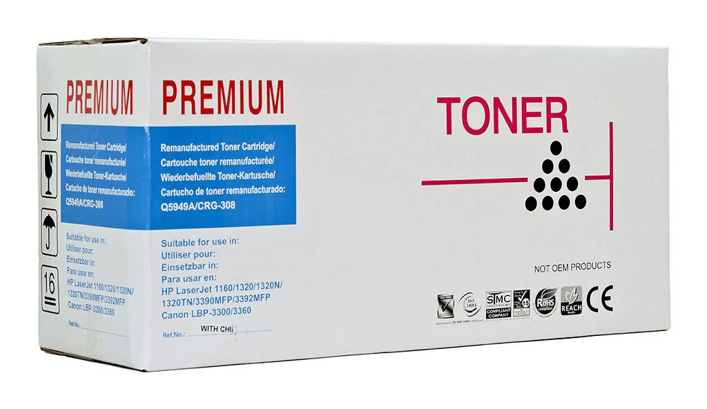Icon Compatible Hp Q5949a/ Cart 308/ Cart315/ Q7553a Black Toner - Nail Gallerys