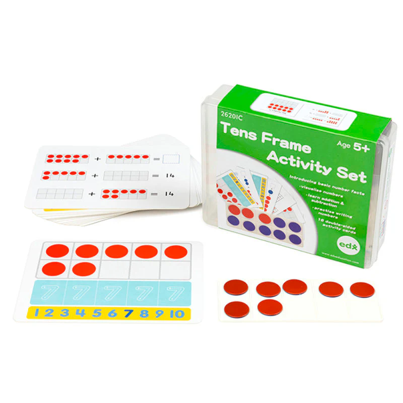 EDX Tens Frames Activity Set - Nail Gallerys