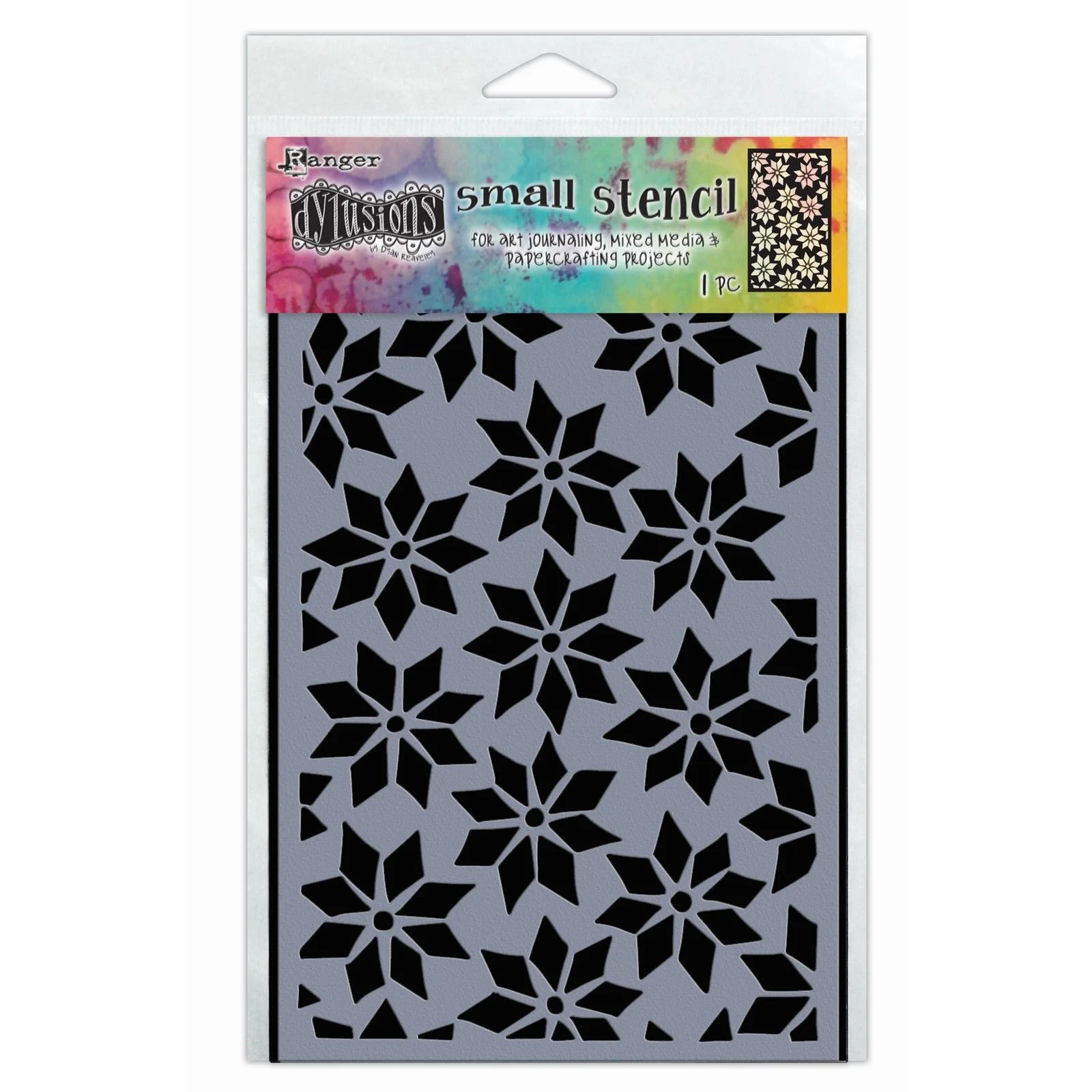 Ranger Dylusions Star Flurry Stencils - Nail Gallerys
