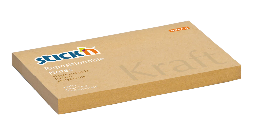 Stick'n Note 100 Sheet Kraft - Nail Gallerys