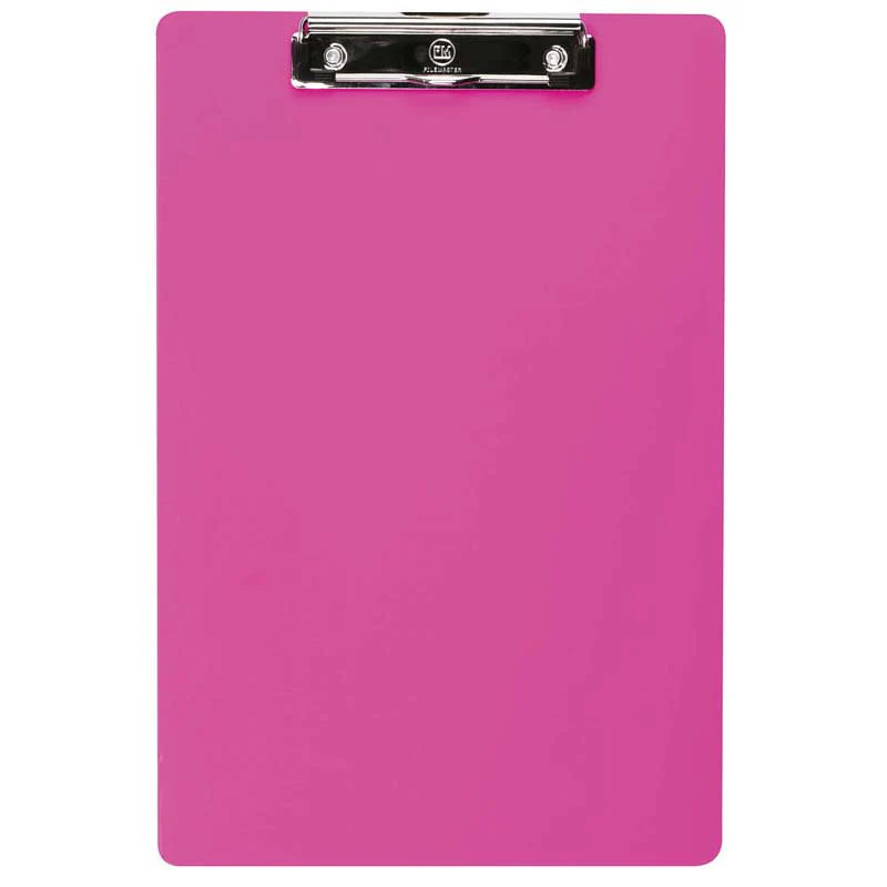 FM Clipboard Transparent Plastic Size Foolscap - Nail Gallerys