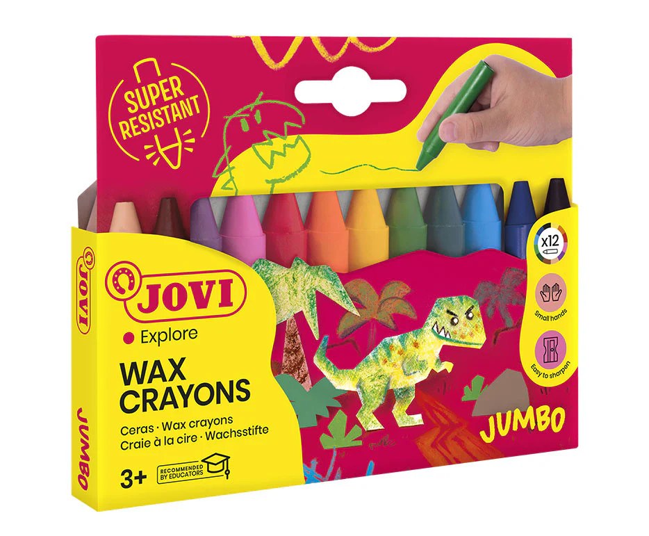 Jovi Wax Crayons Pack of 12 - Nail Gallerys