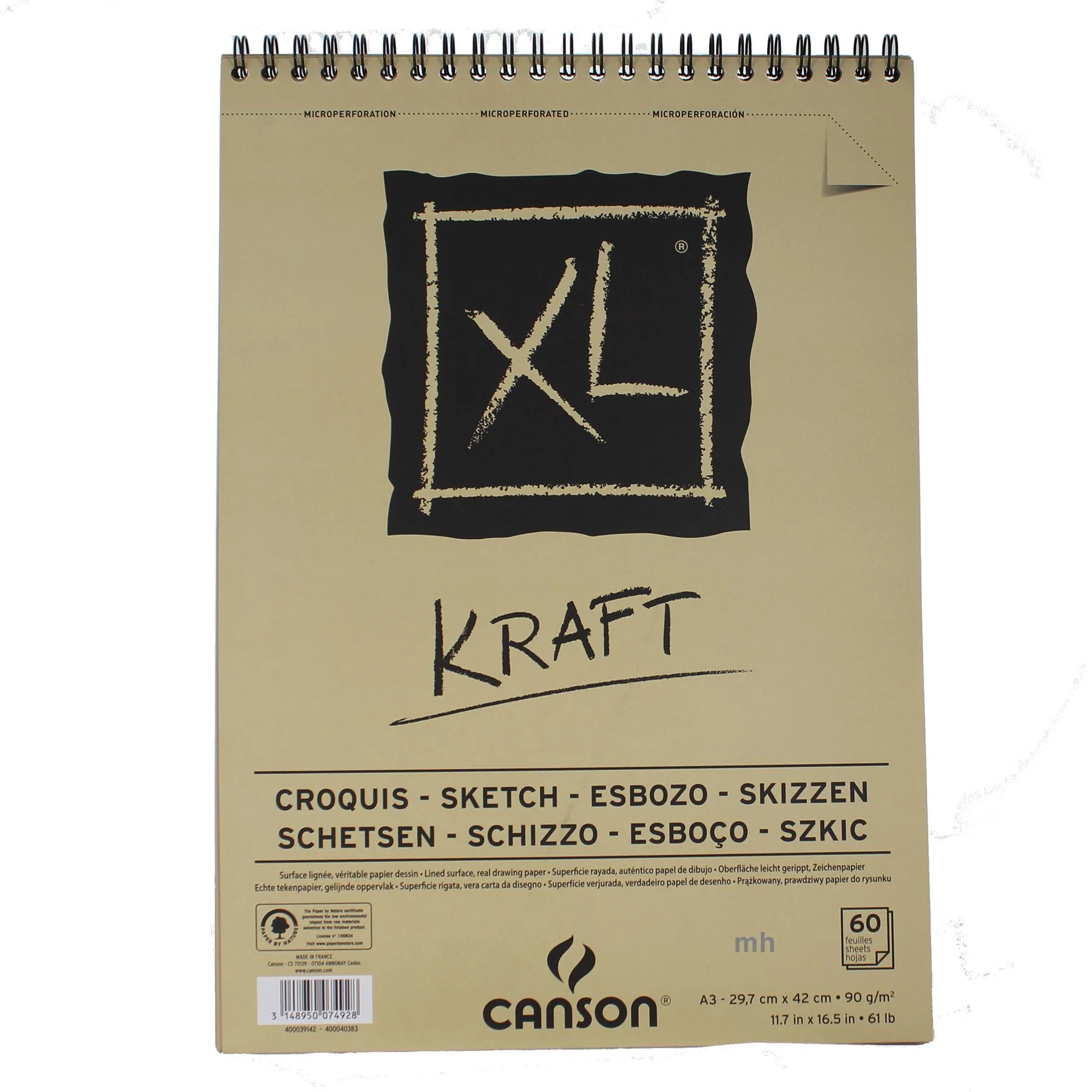 Canson XL 90gsm 60 Sheet Kraft Pads - Nail Gallerys
