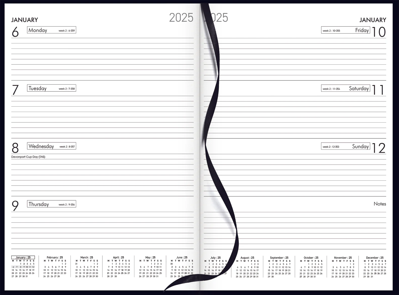 Collins A43 Diaries - Nail Gallerys