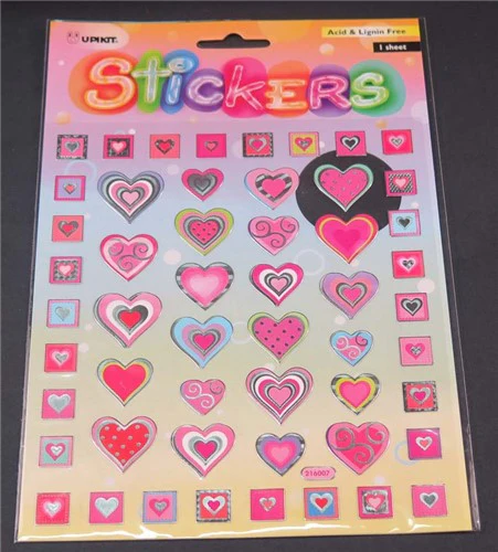 Sticker Pack - Pink Hearts - Nail Gallerys