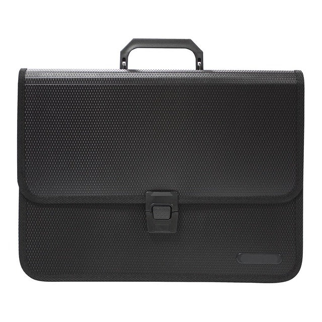 OSC A4 Expanding File 3 Pocket Black - Nail Gallerys