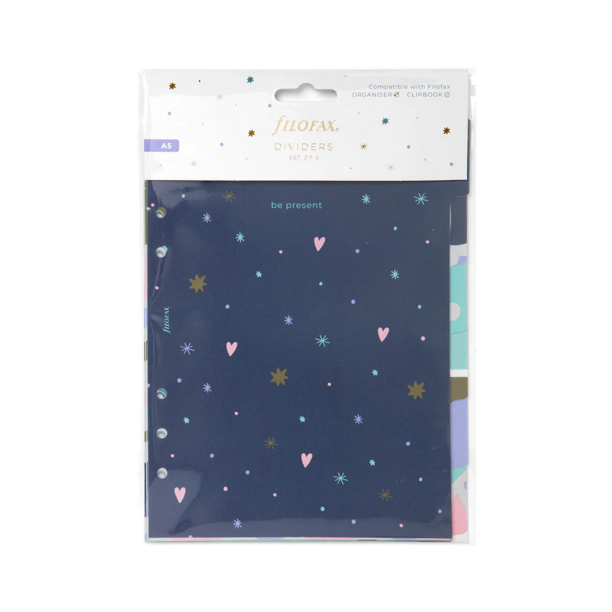 Filofax Good Vibes A5 Dividers - Nail Gallerys