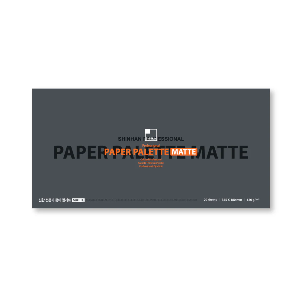 ShinHan Palette Paper 20sheets 355x180mm 120gsm - Nail Gallerys