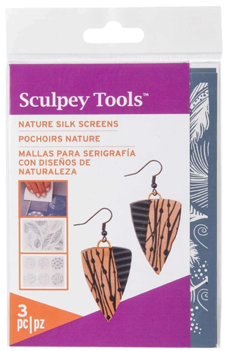 Sculpey Silk Screen Nature Set - Nail Gallerys