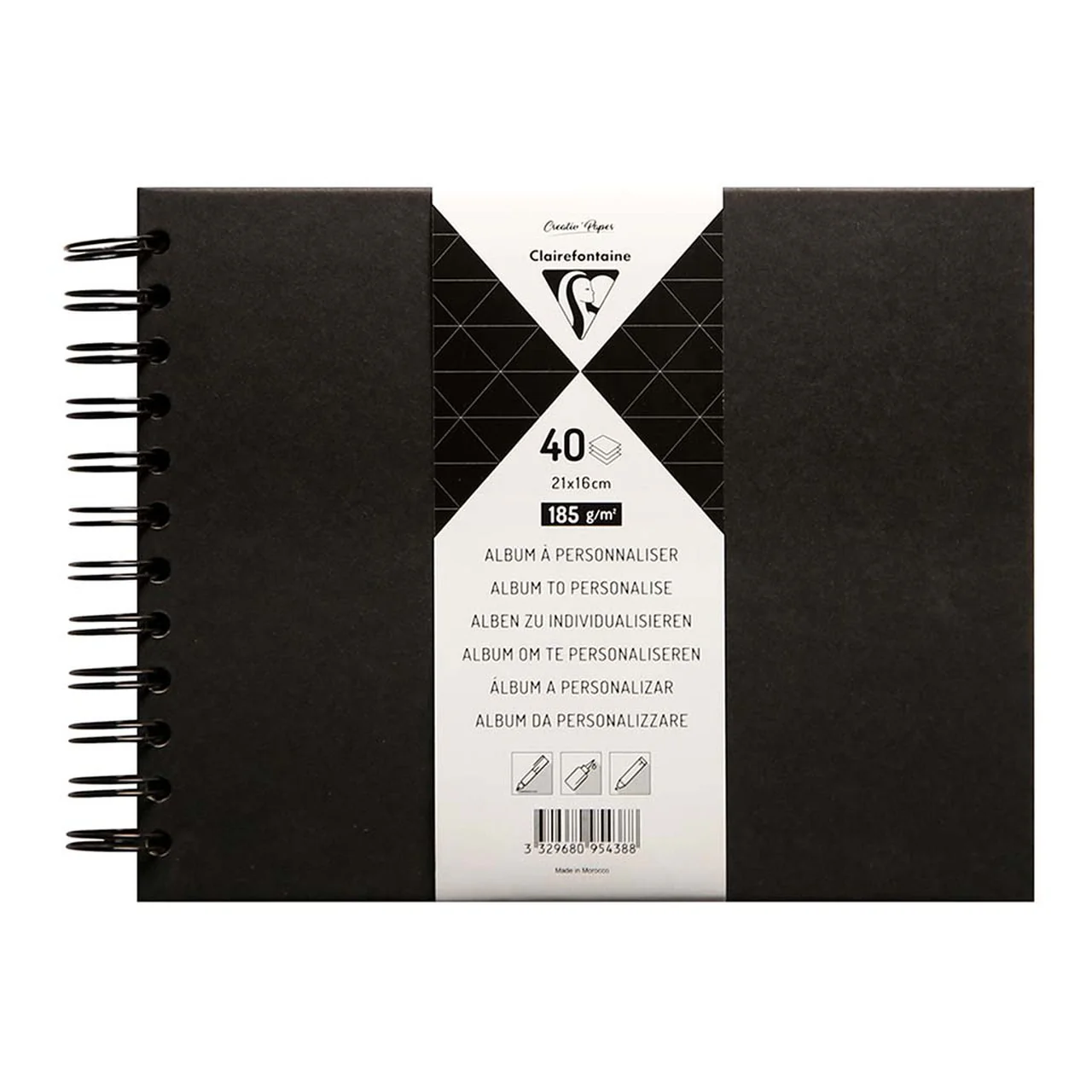 Clairefontaine Hardcover Albums 21x16cm - Nail Gallerys