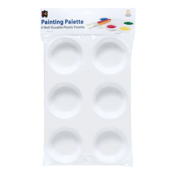 EC 6 Well Paint Palette - Nail Gallerys