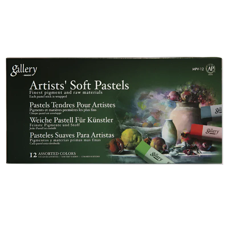 Mungyo Gallery Artists' Soft Pastel Set of 12 - Nail Gallerys