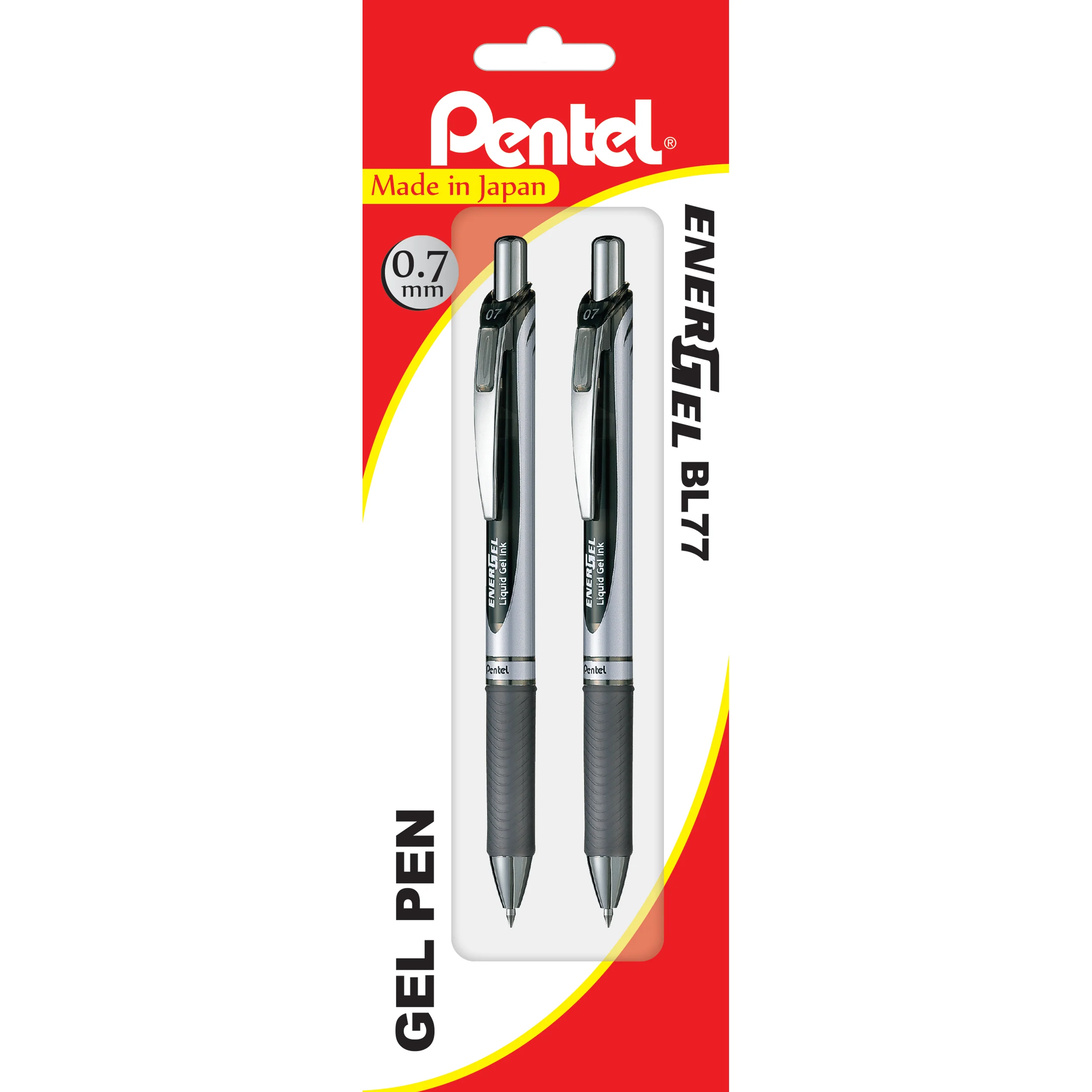 Pentel Energel Ballpoint Pen Retractable Deluxe Pack Of 2 - Nail Gallerys