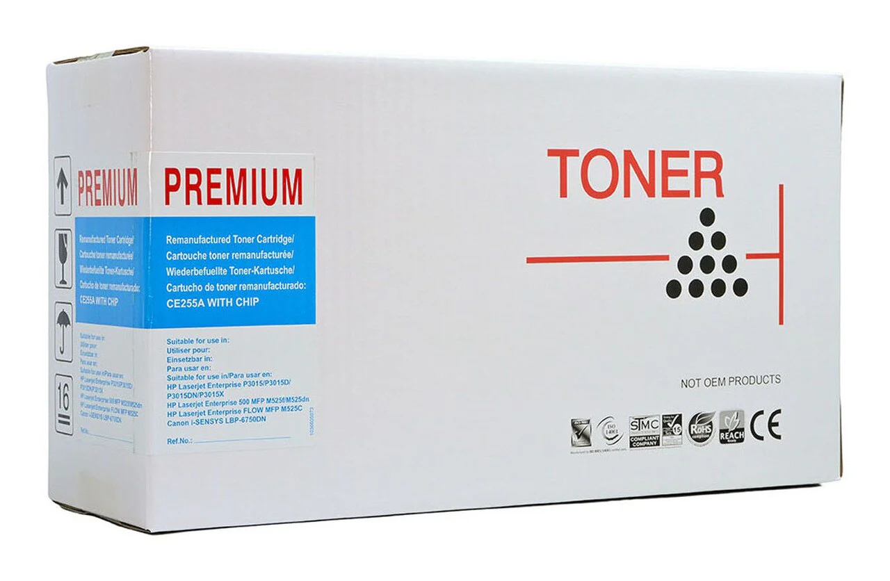 Icon Compatible Hp Ce255a Black Toner Cartridge - Nail Gallerys