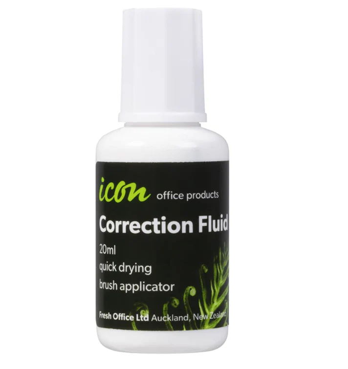 Icon Correction Fluid 20ml - Pack Of 12 - Nail Gallerys