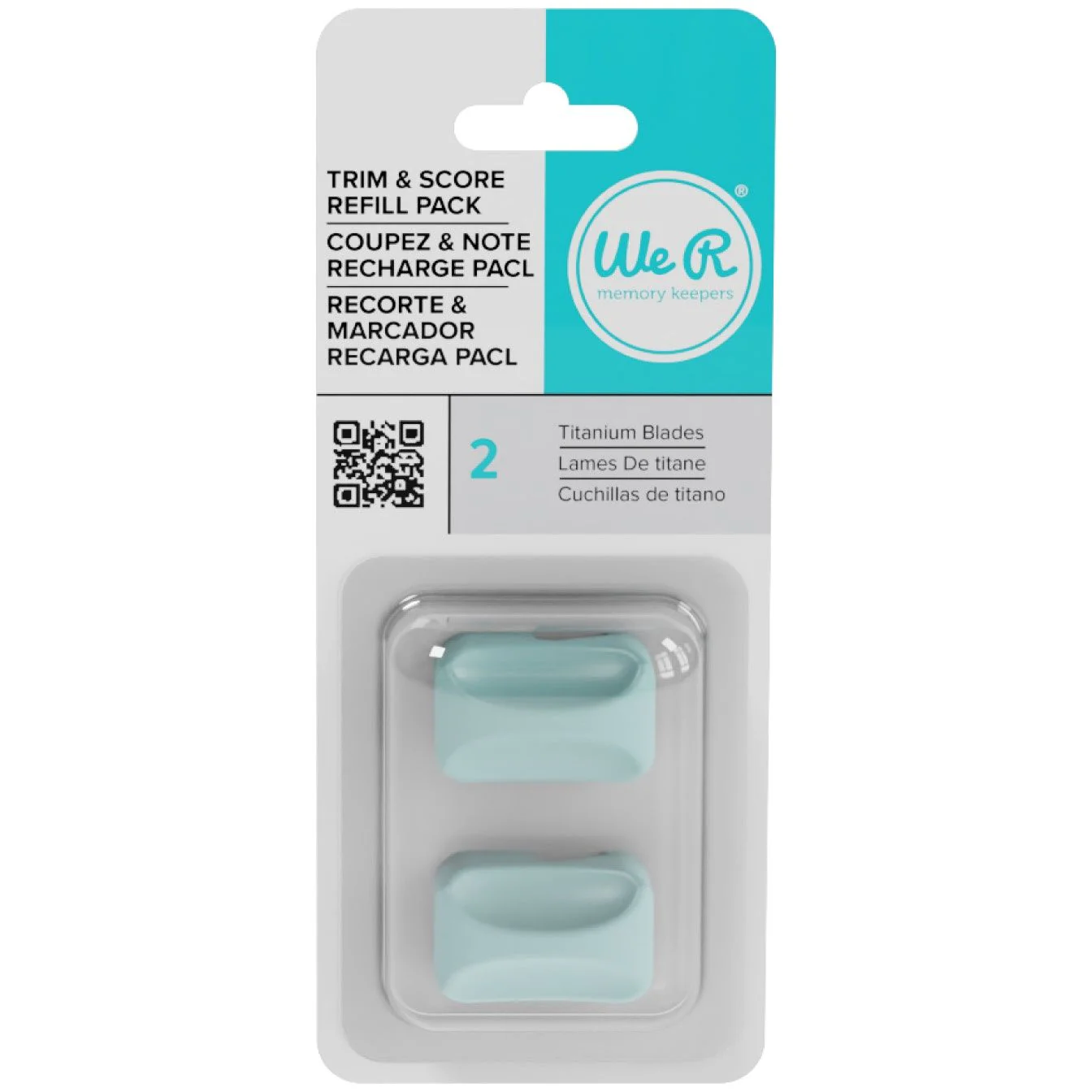 We R Trim & Score Refill Blades Pack of 2 For 71337 - Nail Gallerys