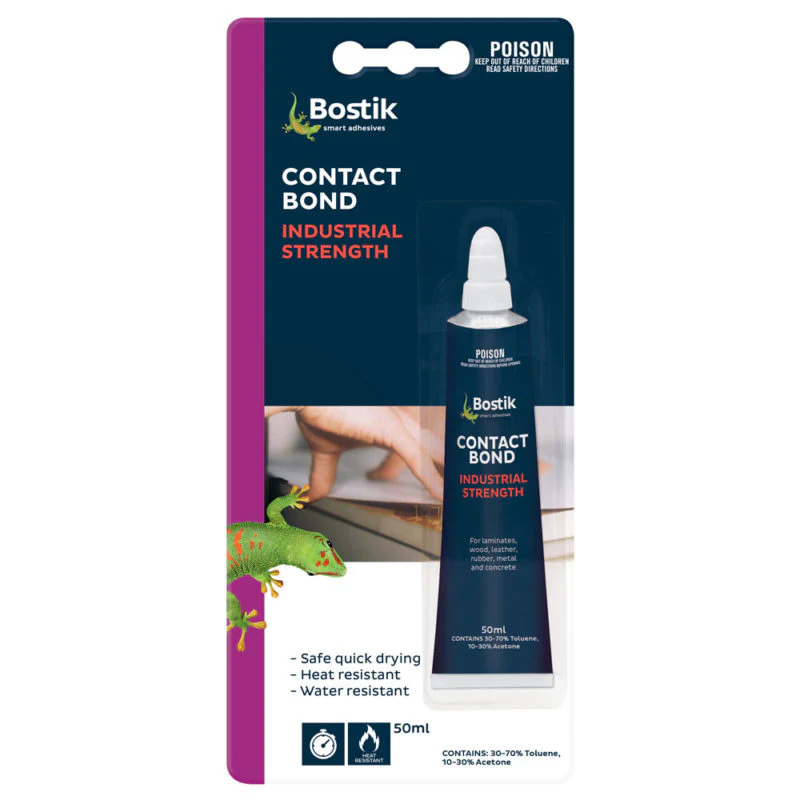 Bostik 50ml Contact Bond Adhesive - Nail Gallerys